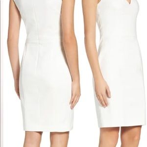 French Connection sheath dress “Lolo” white size 4 NEW